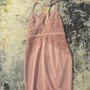 Pink dress very pretty wore once for photo shoot